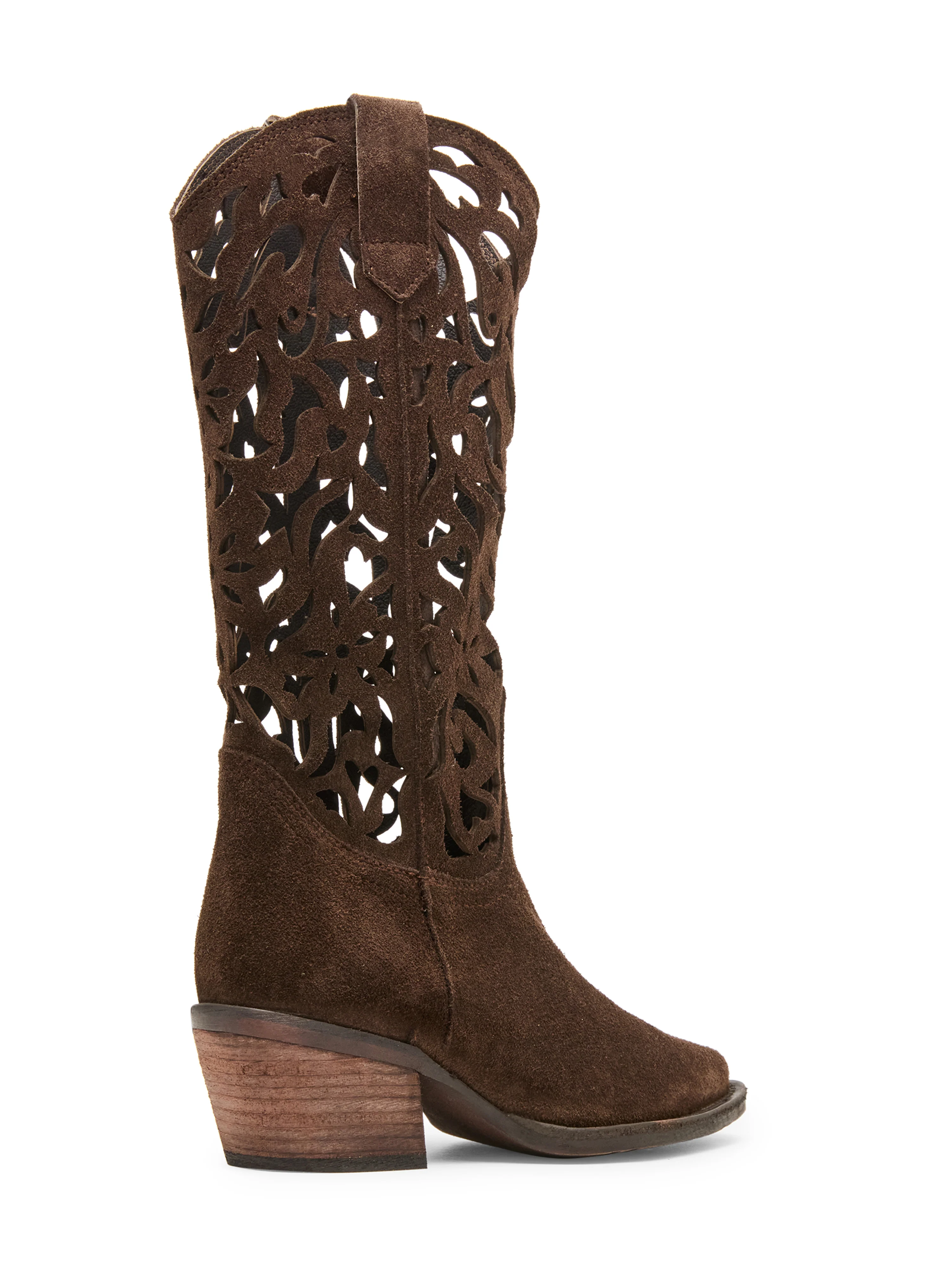 Albany-Cutout Boot BROWN SUEDE - Image 5