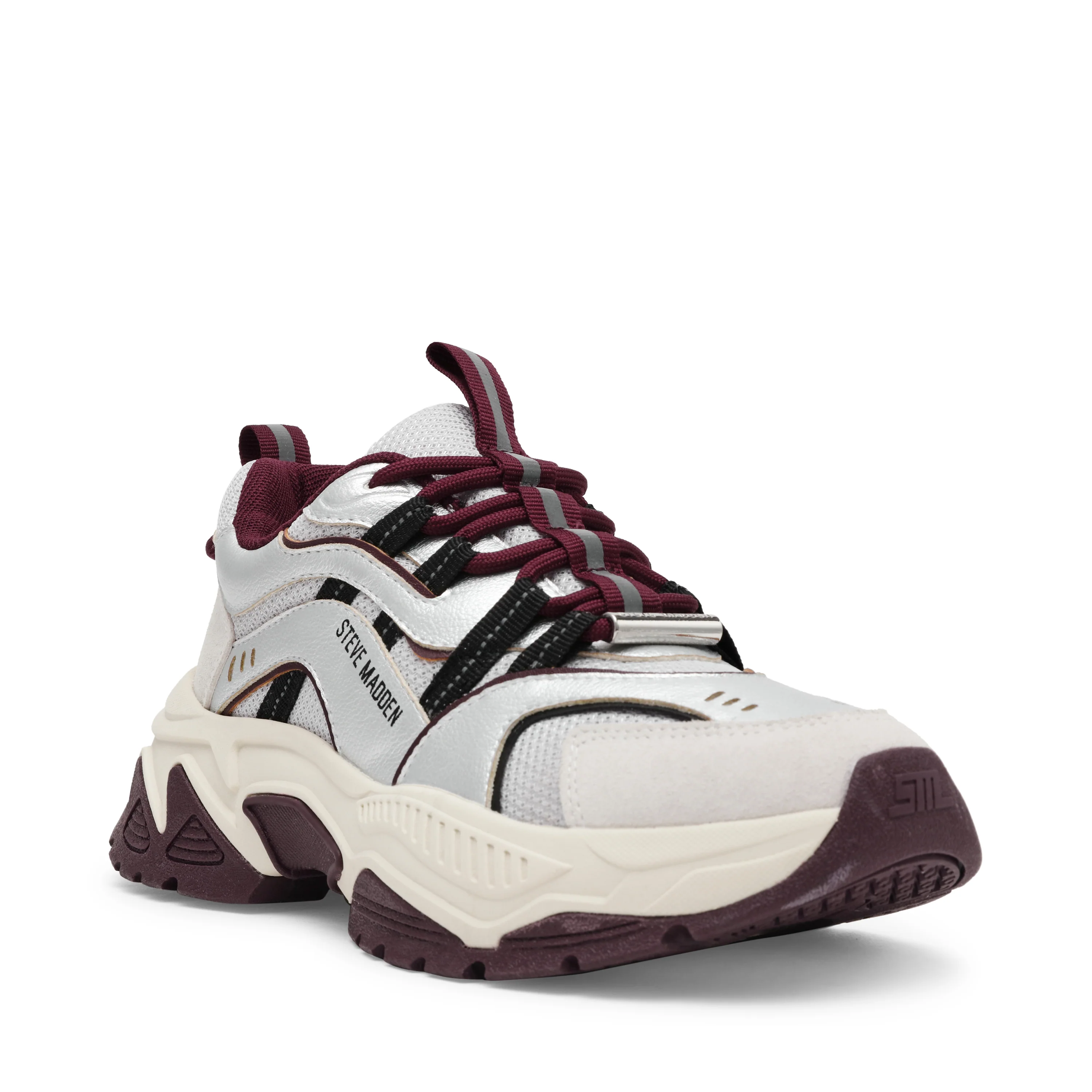 Animates-E Sneaker WINE/GRY - Image 2
