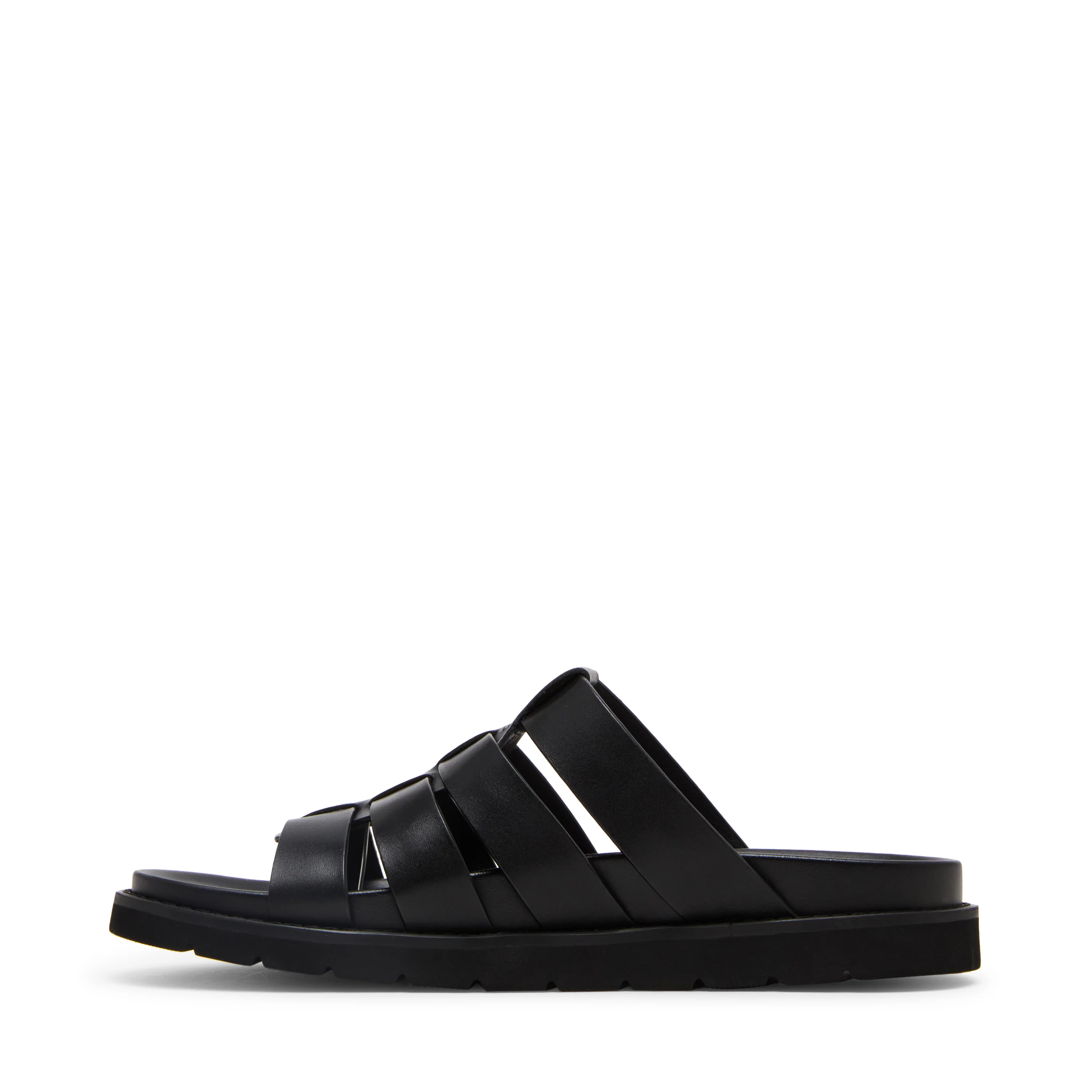 Ankara Sandal BLACK LEATHER - Image 5