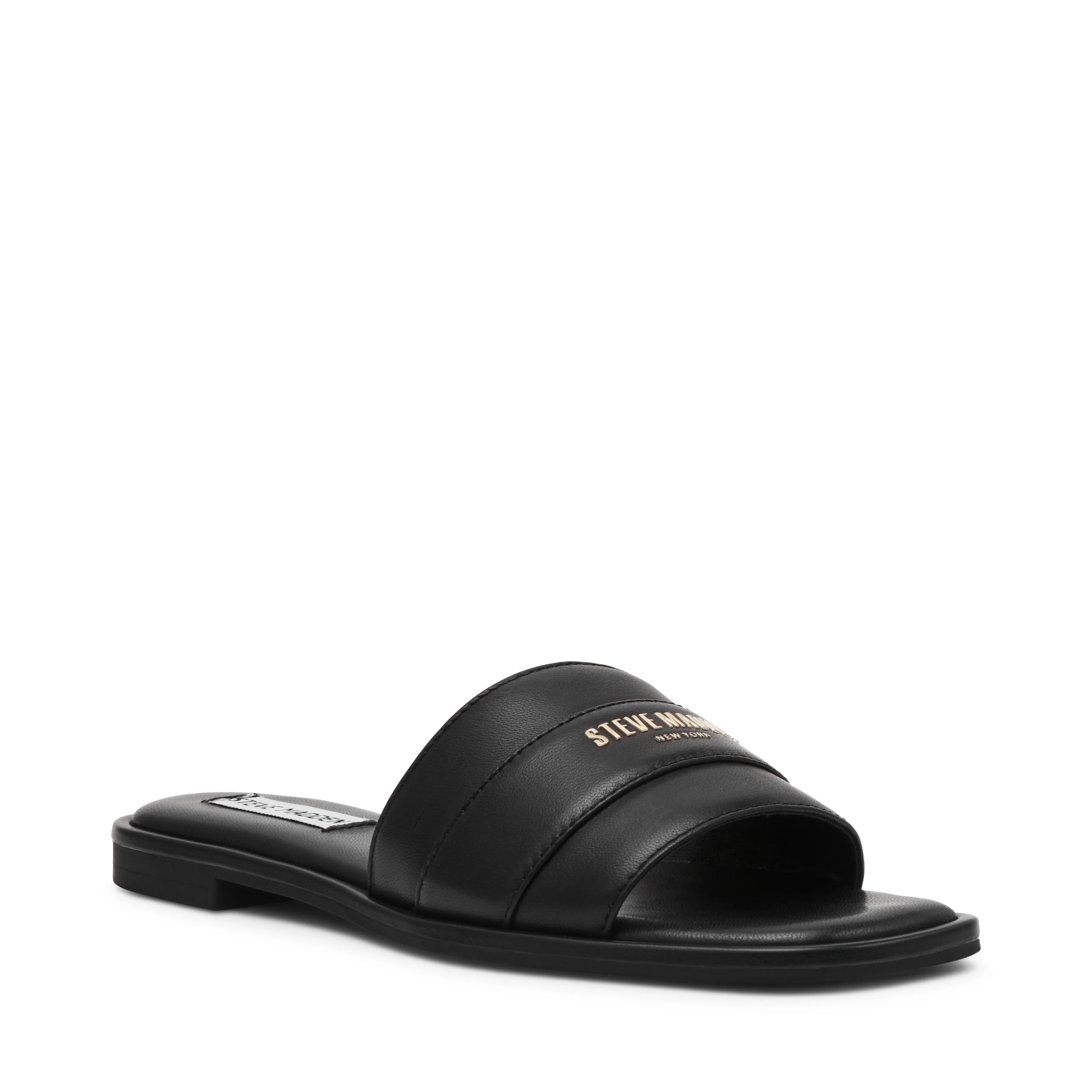 Ashten Sandal BLACK LEATHER - Image 2