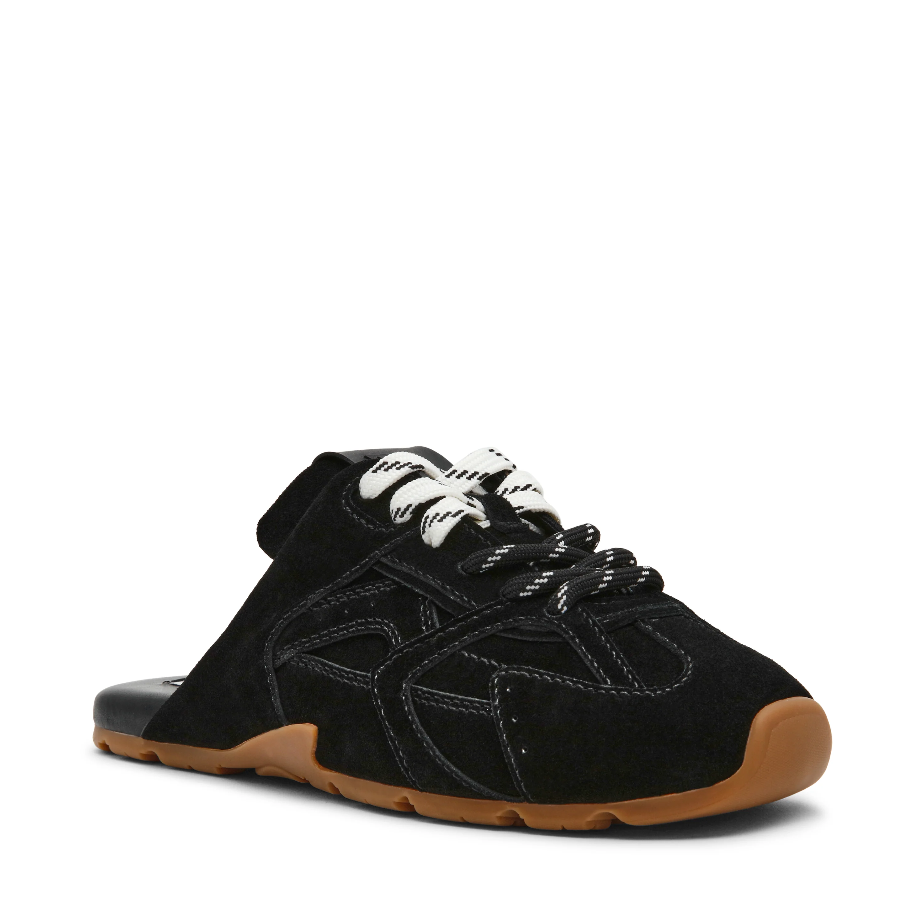 Asiel-Mule Sneaker BLACK SUEDE - Image 2