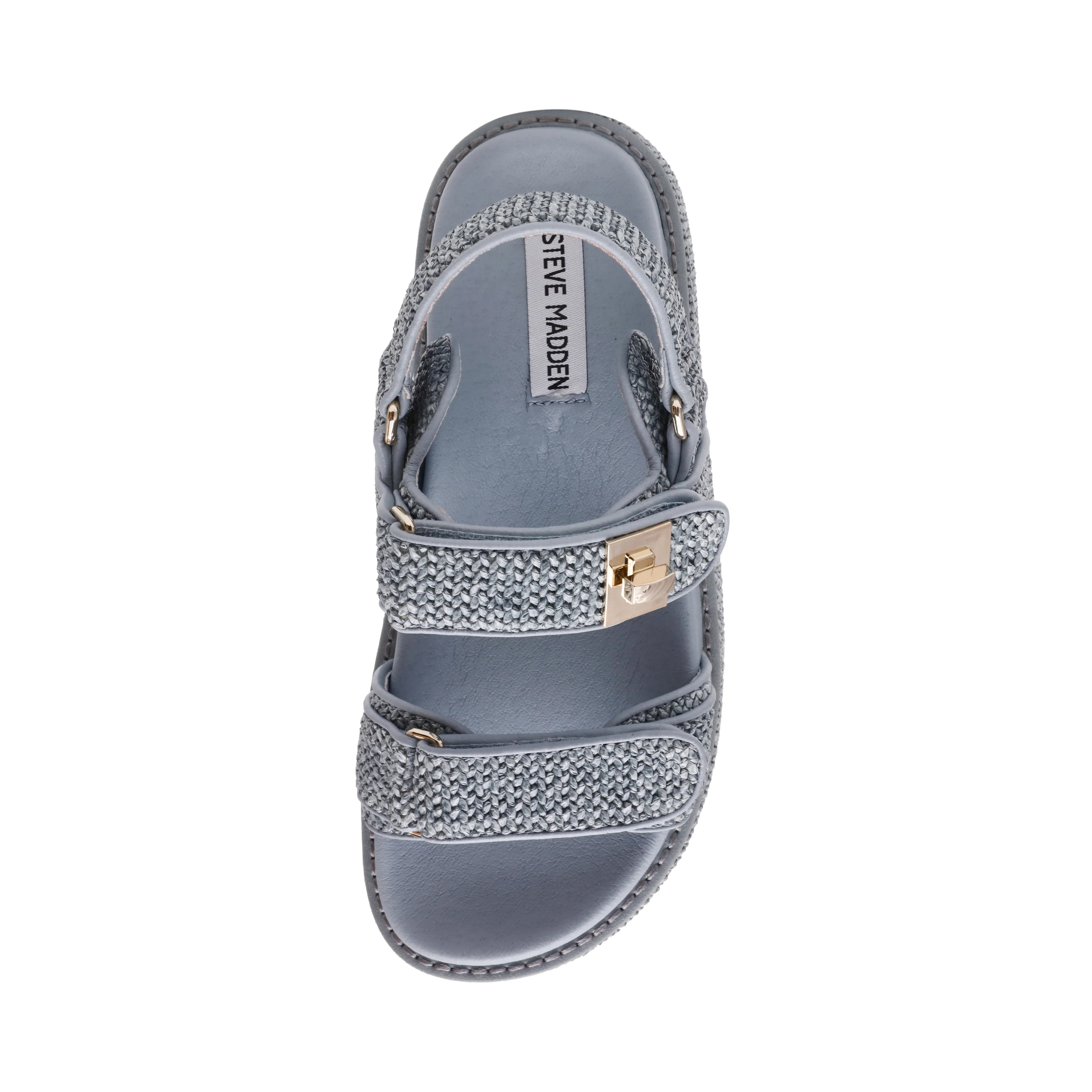 Bigmona Sandal BLUE RAFFIA - Image 6