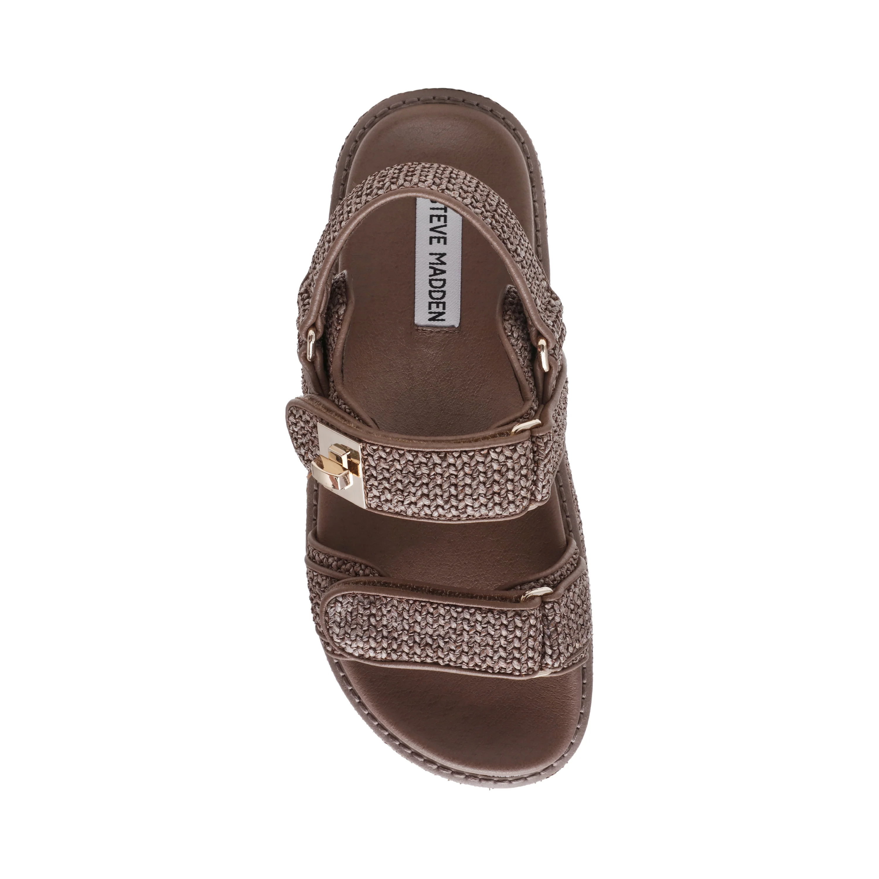 Bigmona Sandal CHARCOAL RAFFIA - Image 6