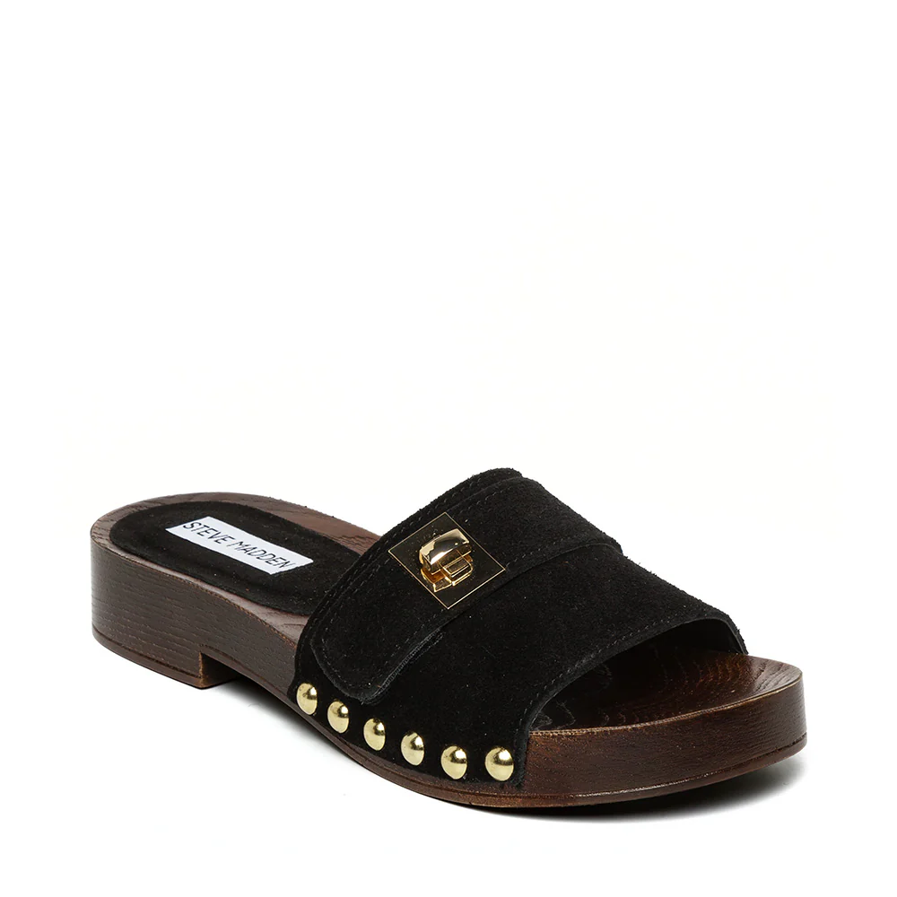 Carrmen Sandal BLACK SUED - Image 2
