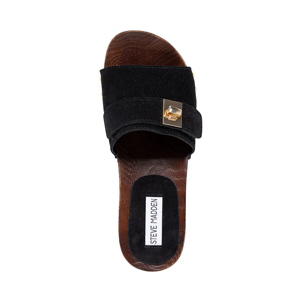 Carrmen Sandal BLACK SUED - Image 5