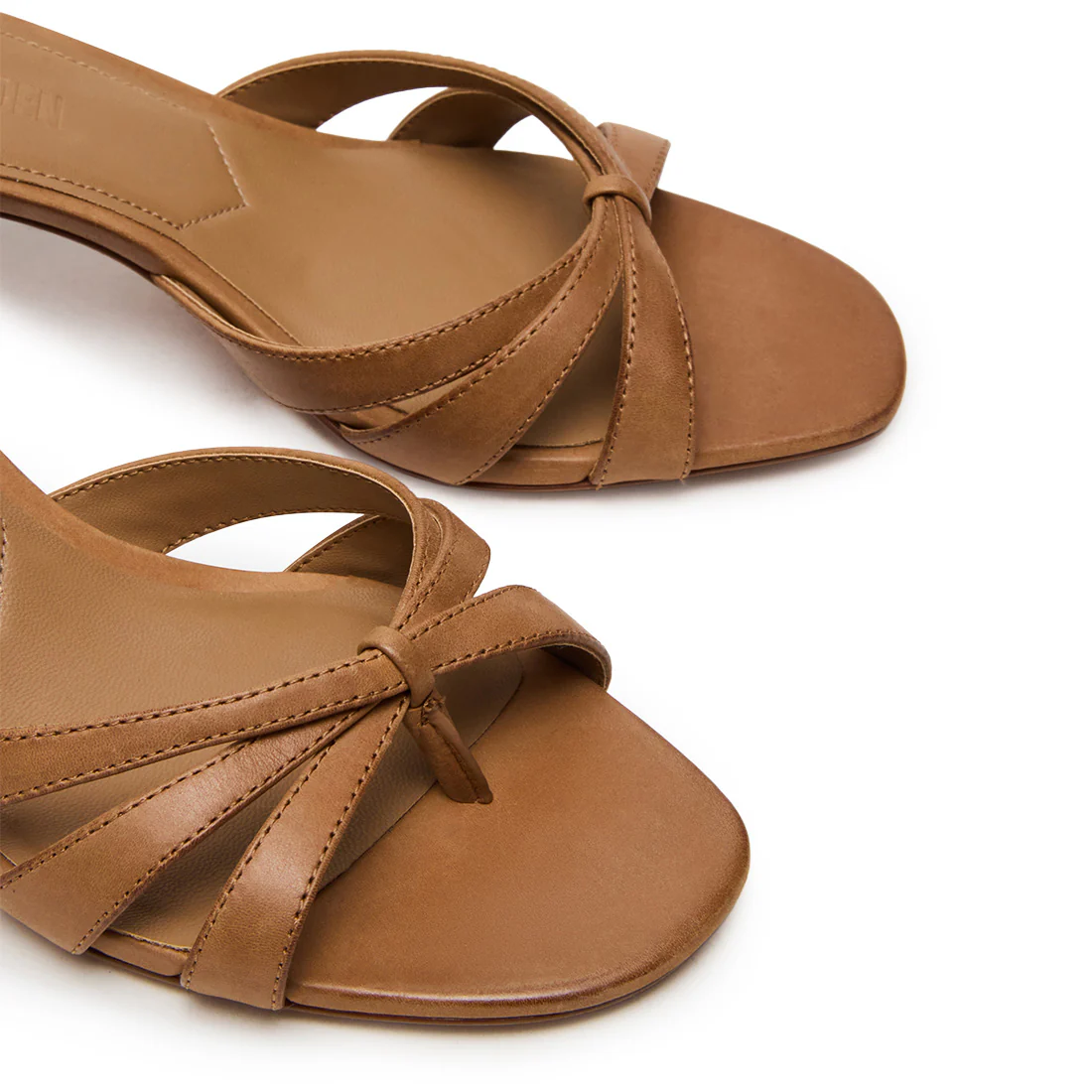 Cary Sandal CAMEL LEATHER - Image 5