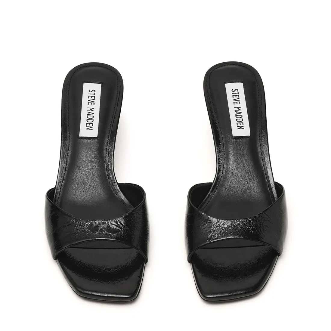 Hints Mule BLACK CRINKLE LEATHER - Image 5