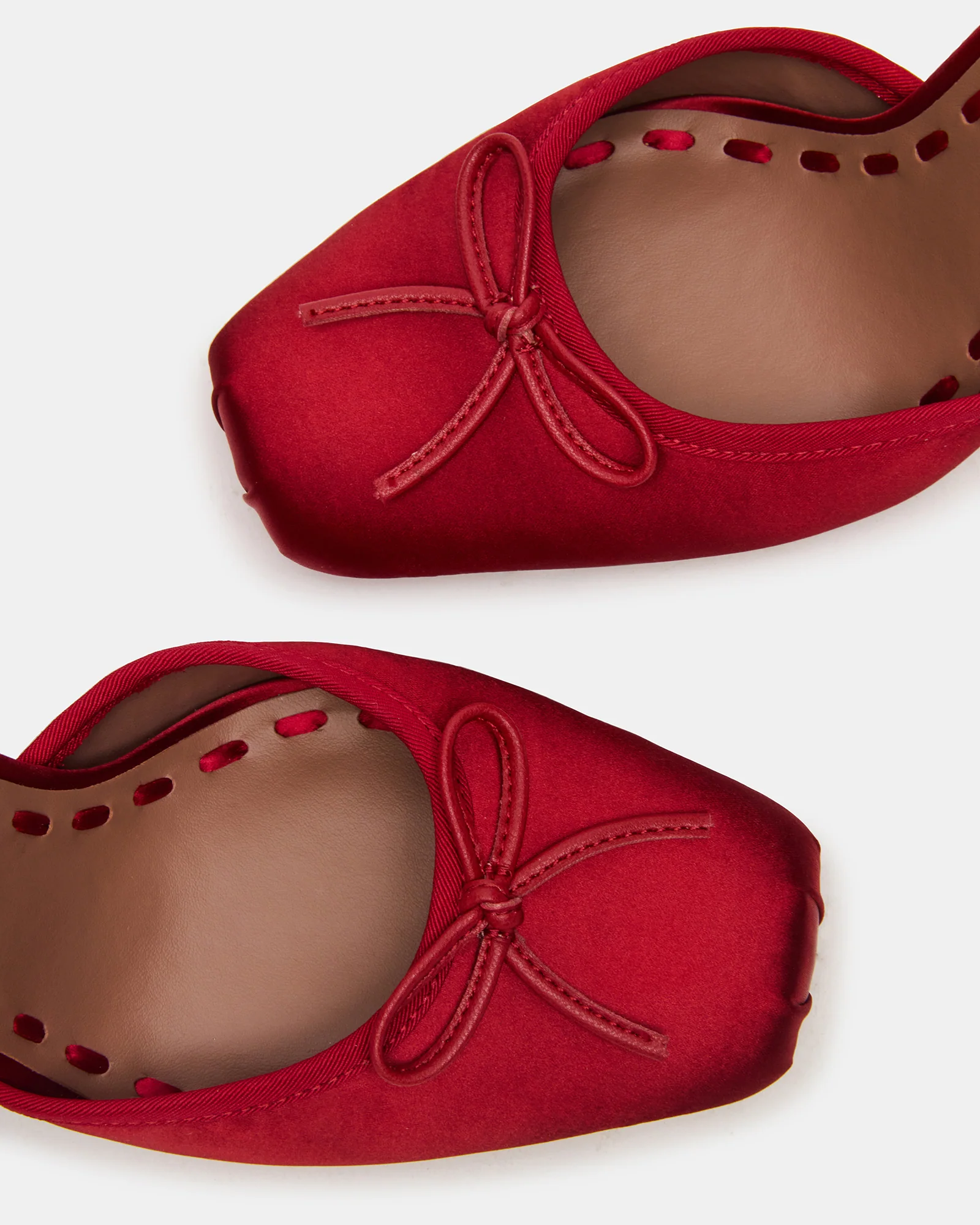 Larina Pump RED SATIN - Image 6