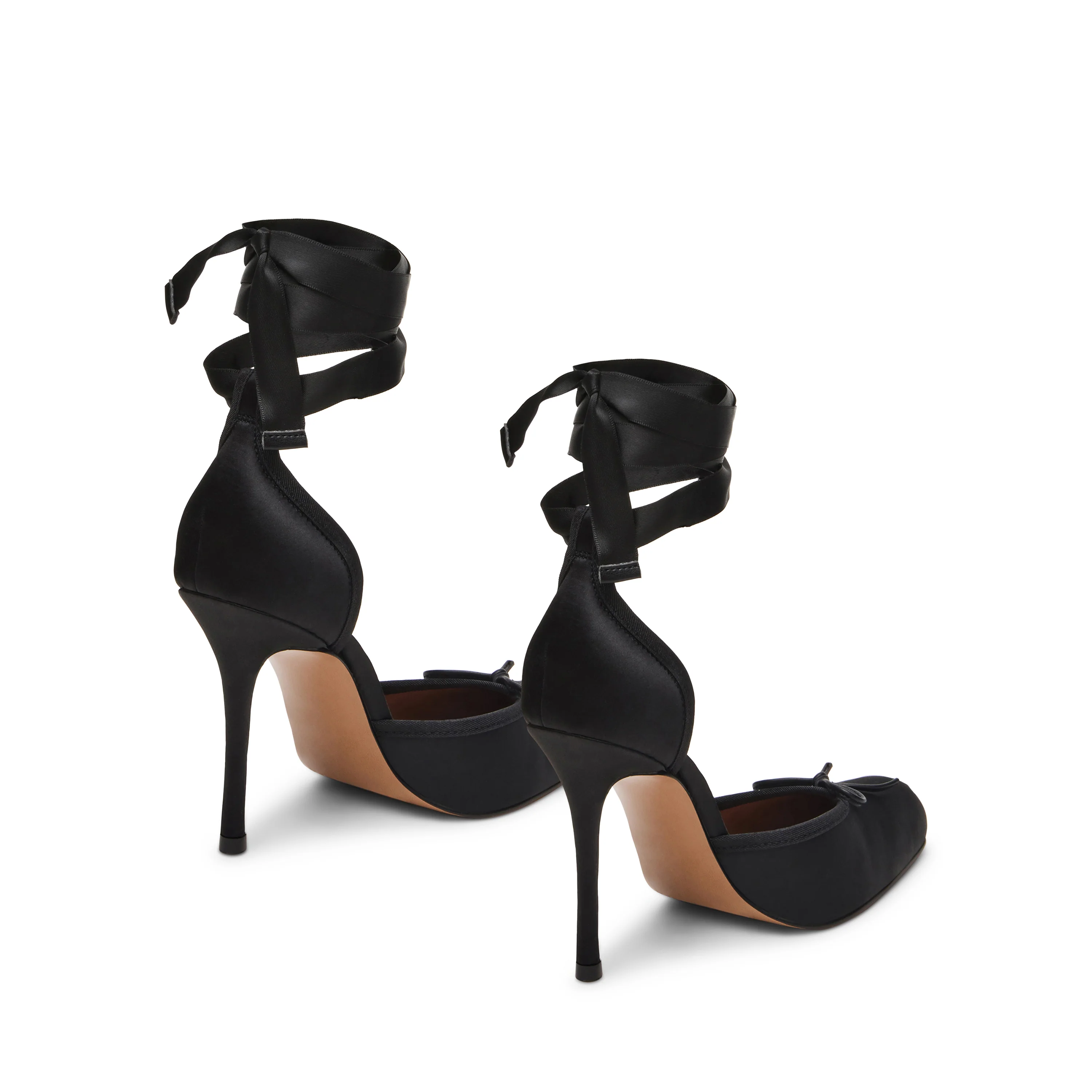 Larina Pump BLACK SATIN - Image 5