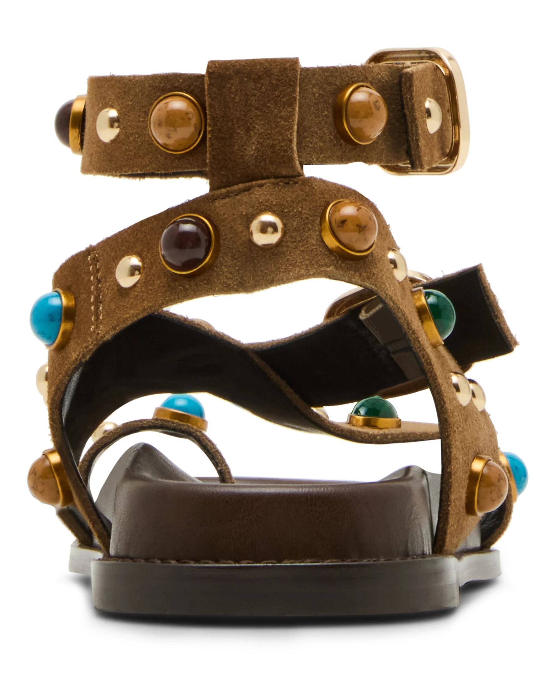 Linear Sandal TAUPE SUEDE - Image 4