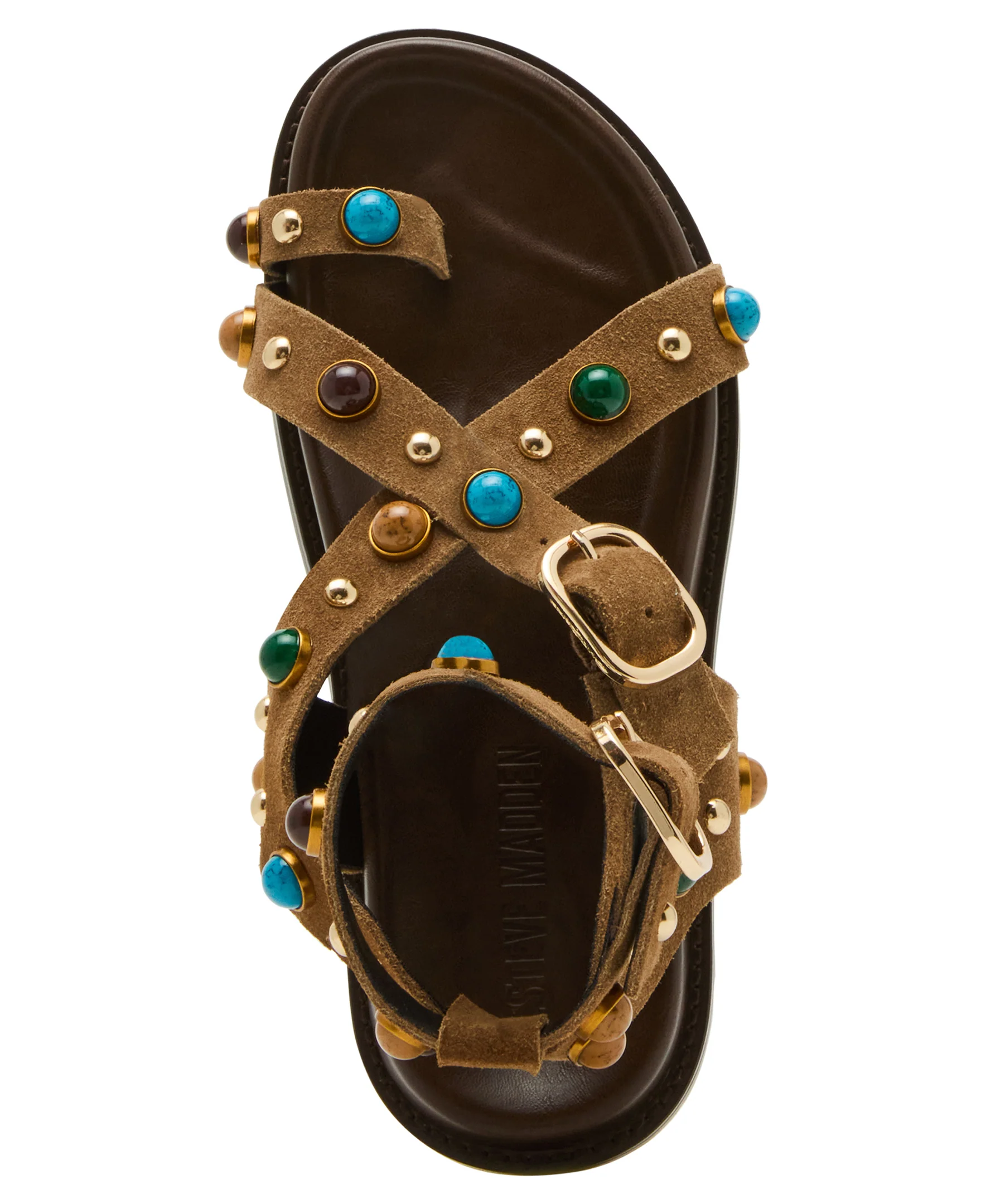 Linear Sandal TAUPE SUEDE - Image 6