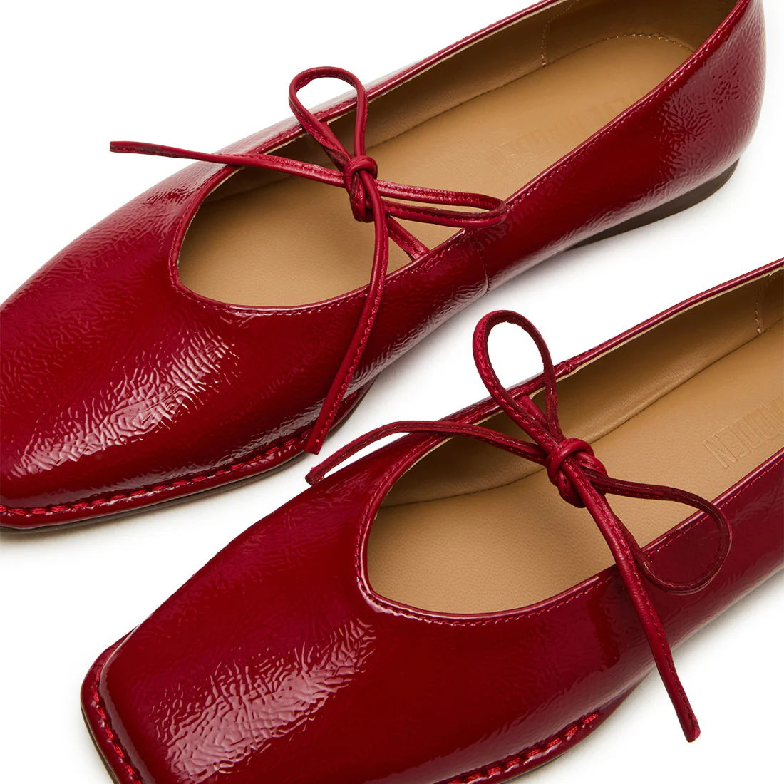 Lola Flat Shoe RED PATENT - Image 5