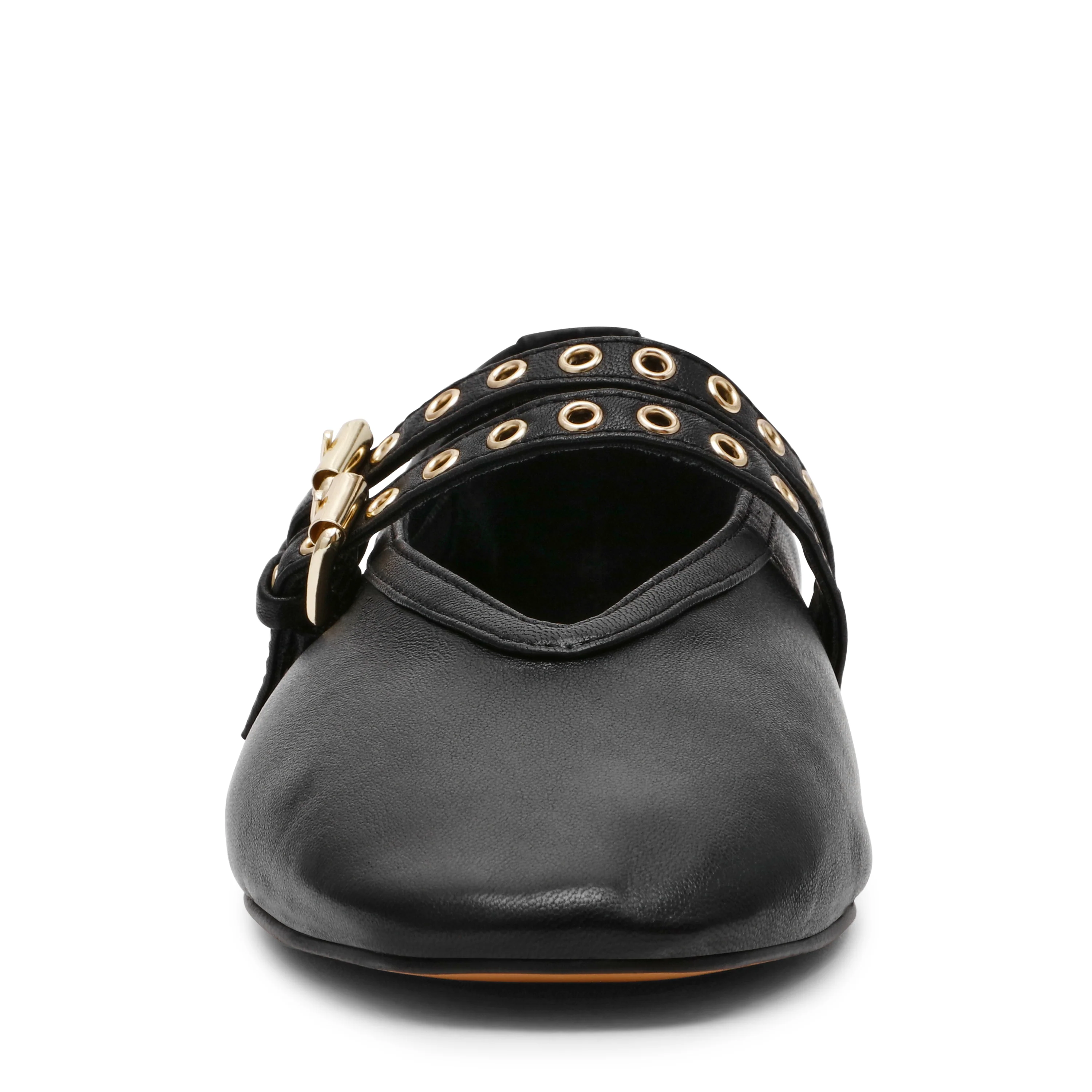 Lydia Flat Shoe BLACK LEATHER - Image 3