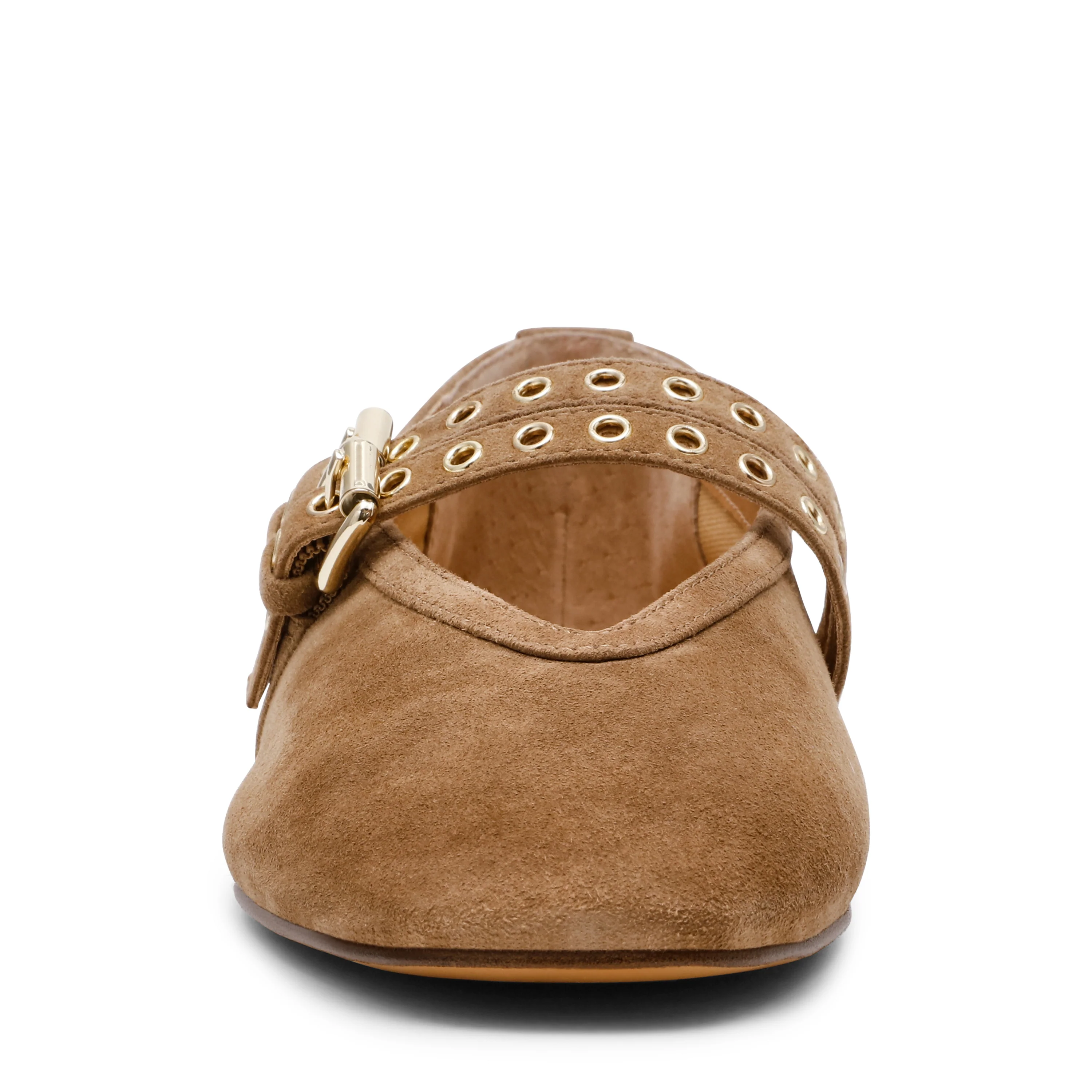 Lydia Flat Shoe TAUPE SUEDE - Image 3