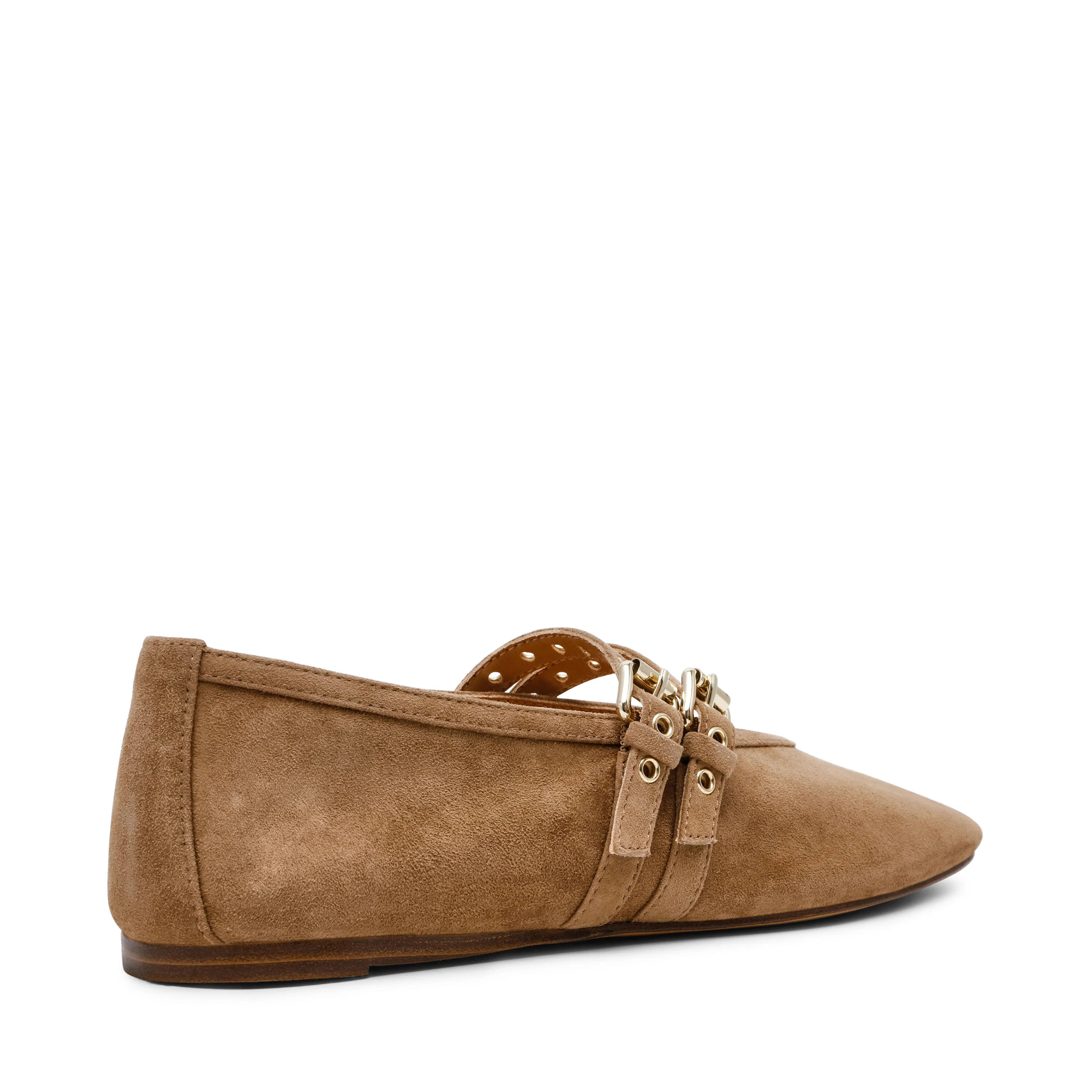 Lydia Flat Shoe TAUPE SUEDE - Image 5