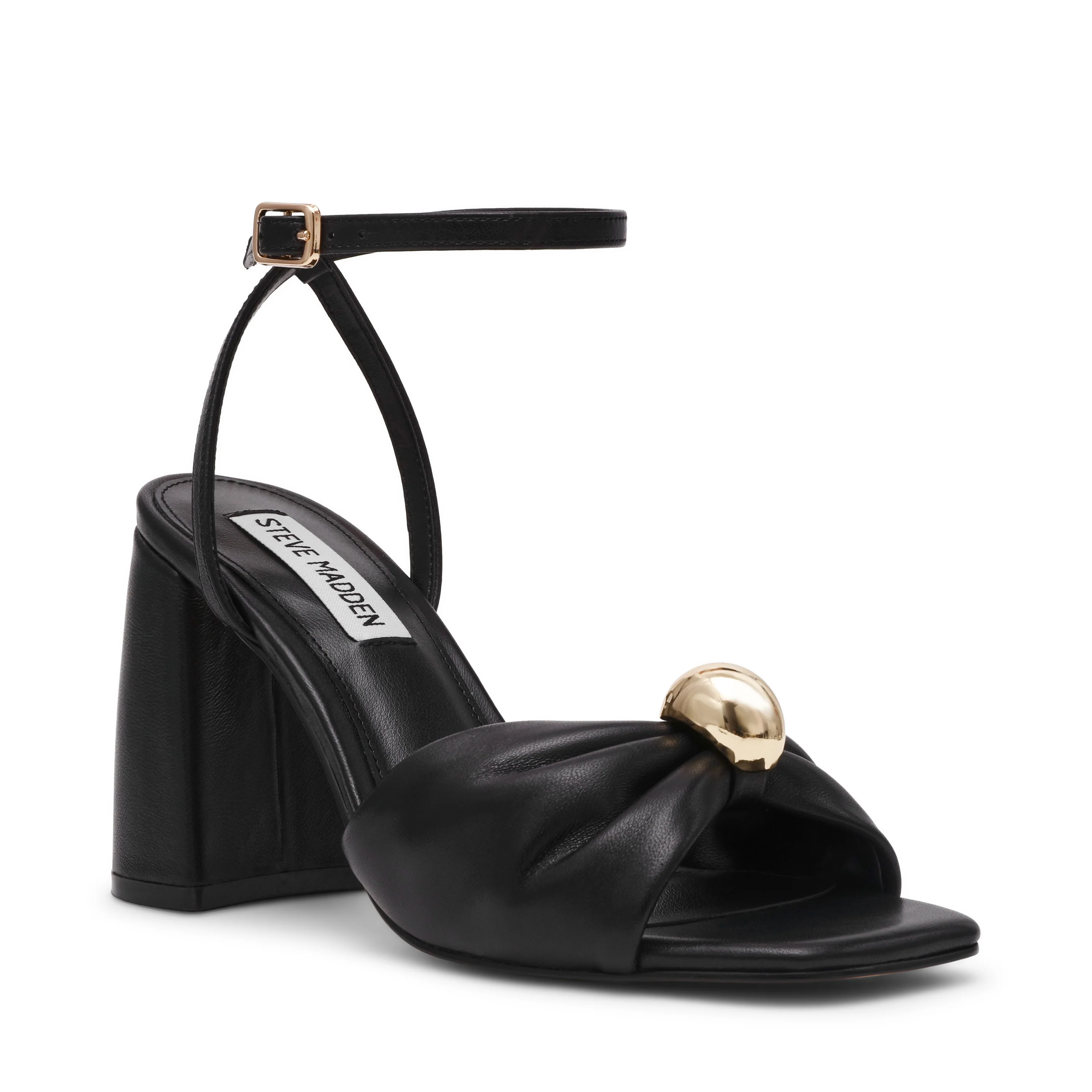 Meladi Sandal BLACK LEATHER - Image 2