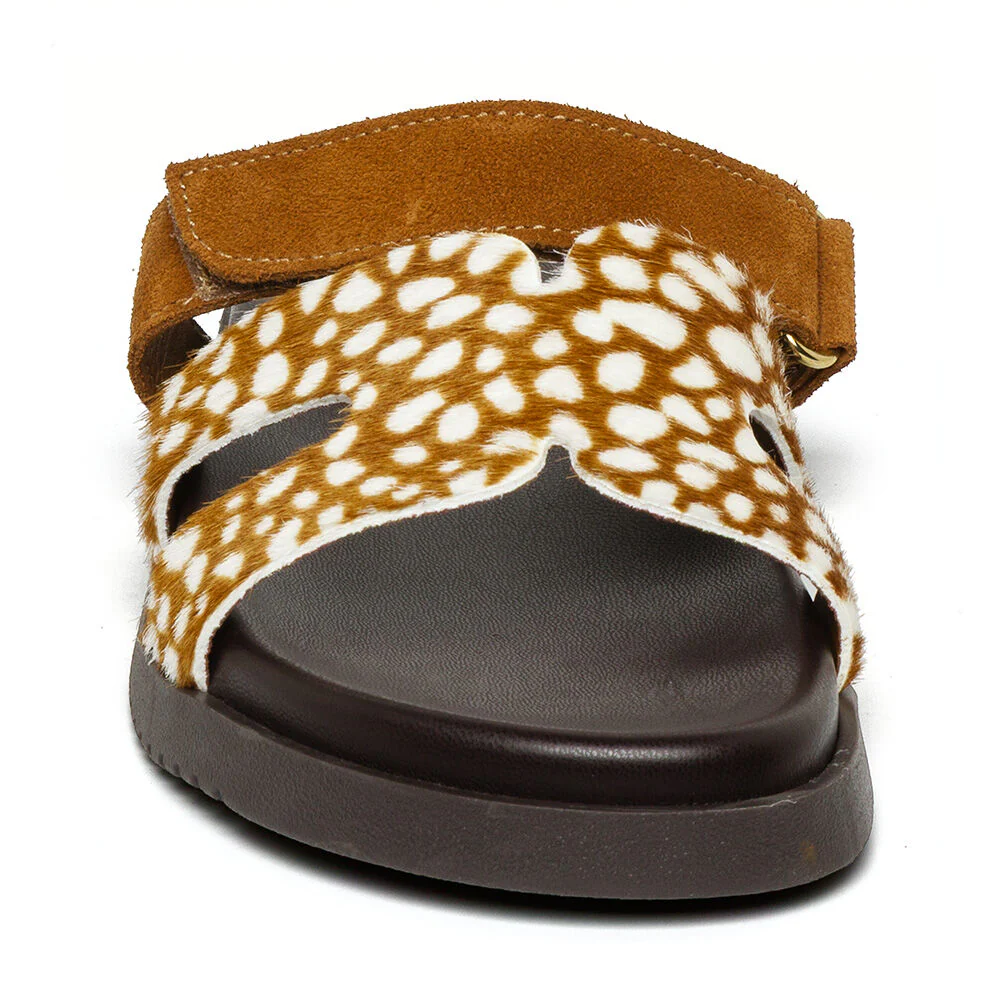 Missile-A Sandal LT BROWN MULTI - Image 3