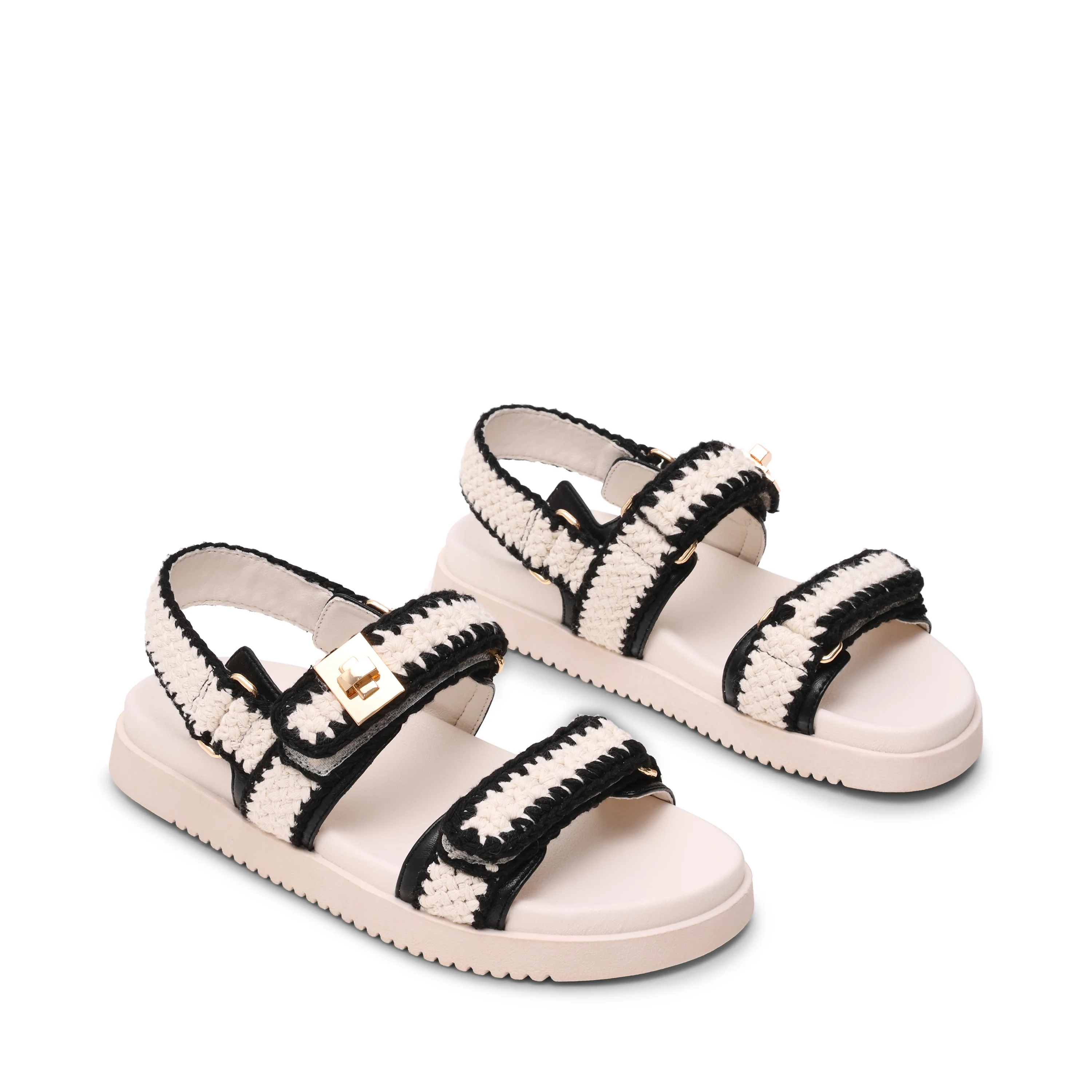 Mona-M Sandal CREAM MULTI - Image 2