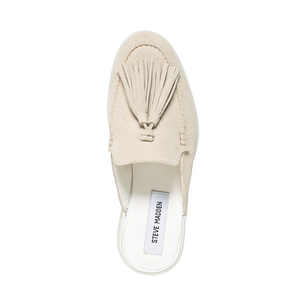 Odenza Flat Shoe BEIGE SUEDE - Image 5