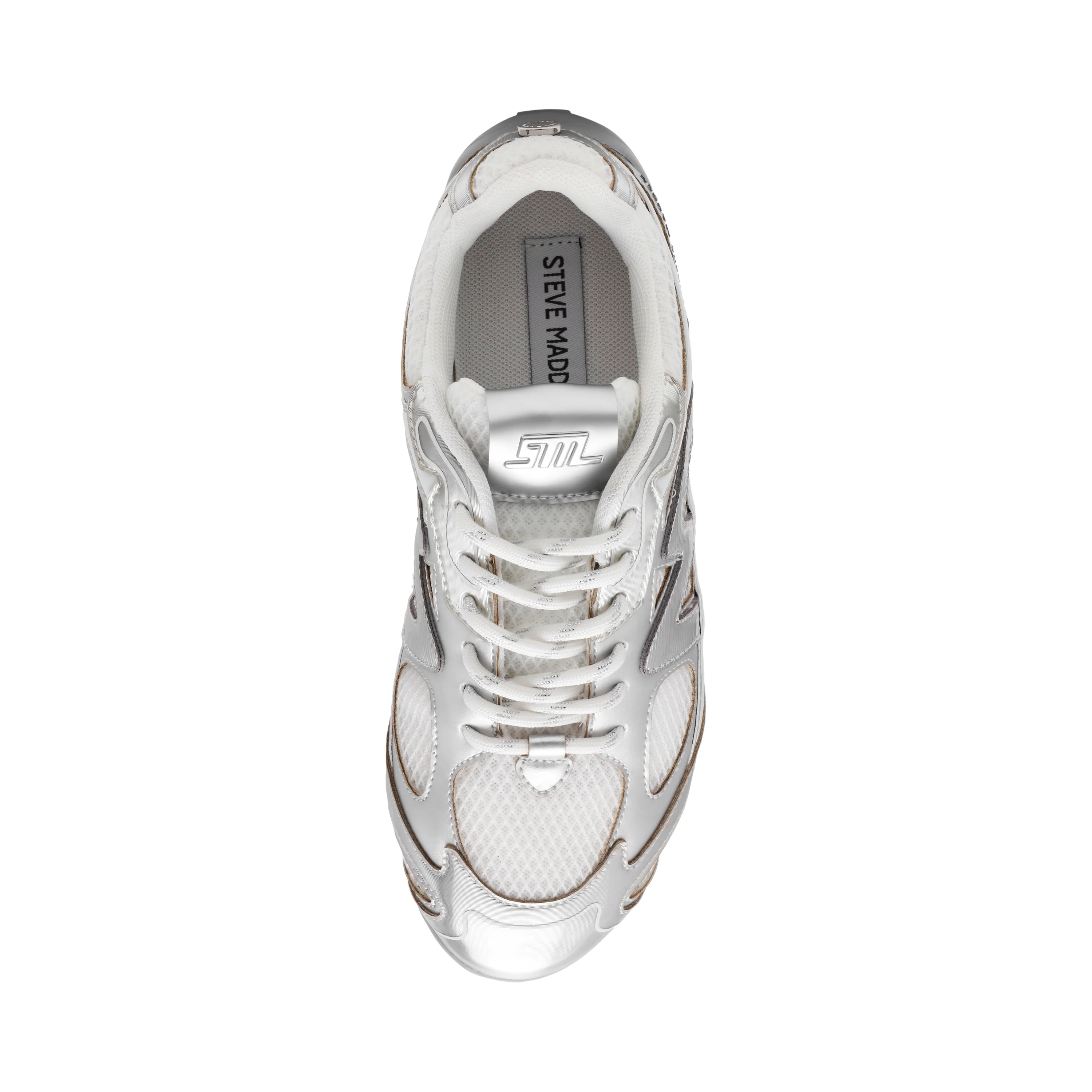 Rally Time Sneaker WHITE/SILVER - Image 6