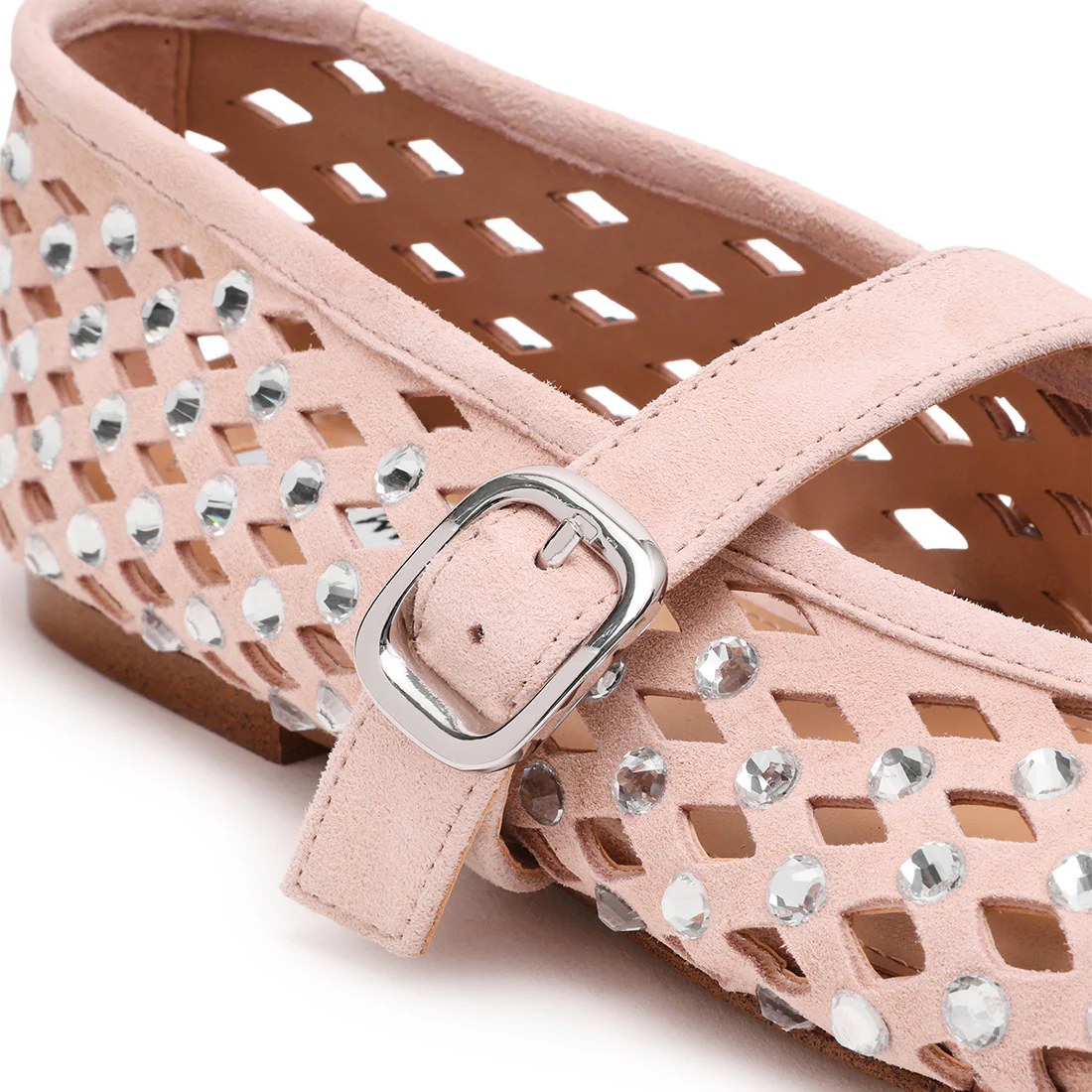 Rerun Flat Shoe BLUSH SUEDE - Image 5