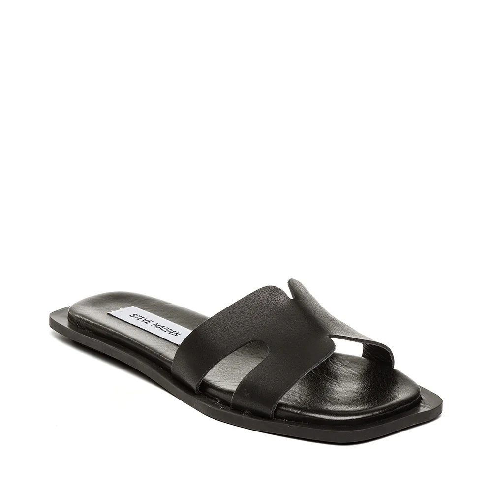 Sofia Slide BLACK LEATHER - Image 2