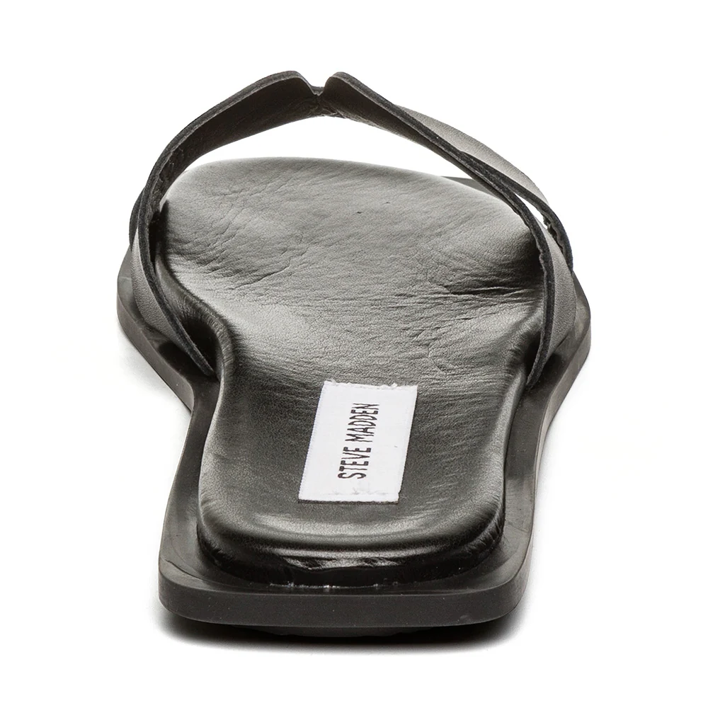 Sofia Slide BLACK LEATHER - Image 5