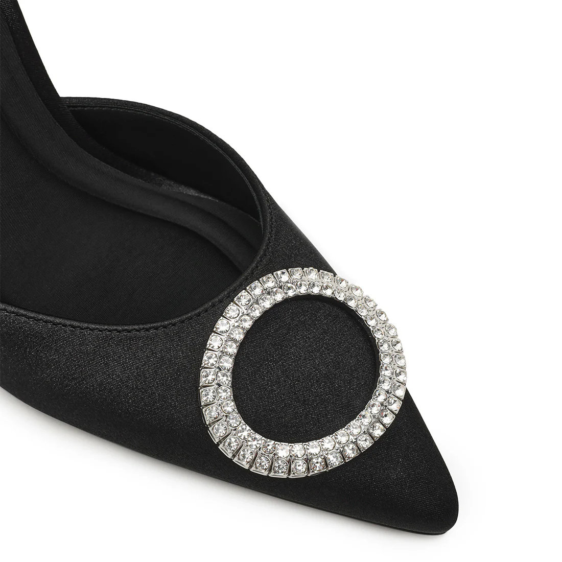 Sparkling Pump BLK SATIN - Image 5