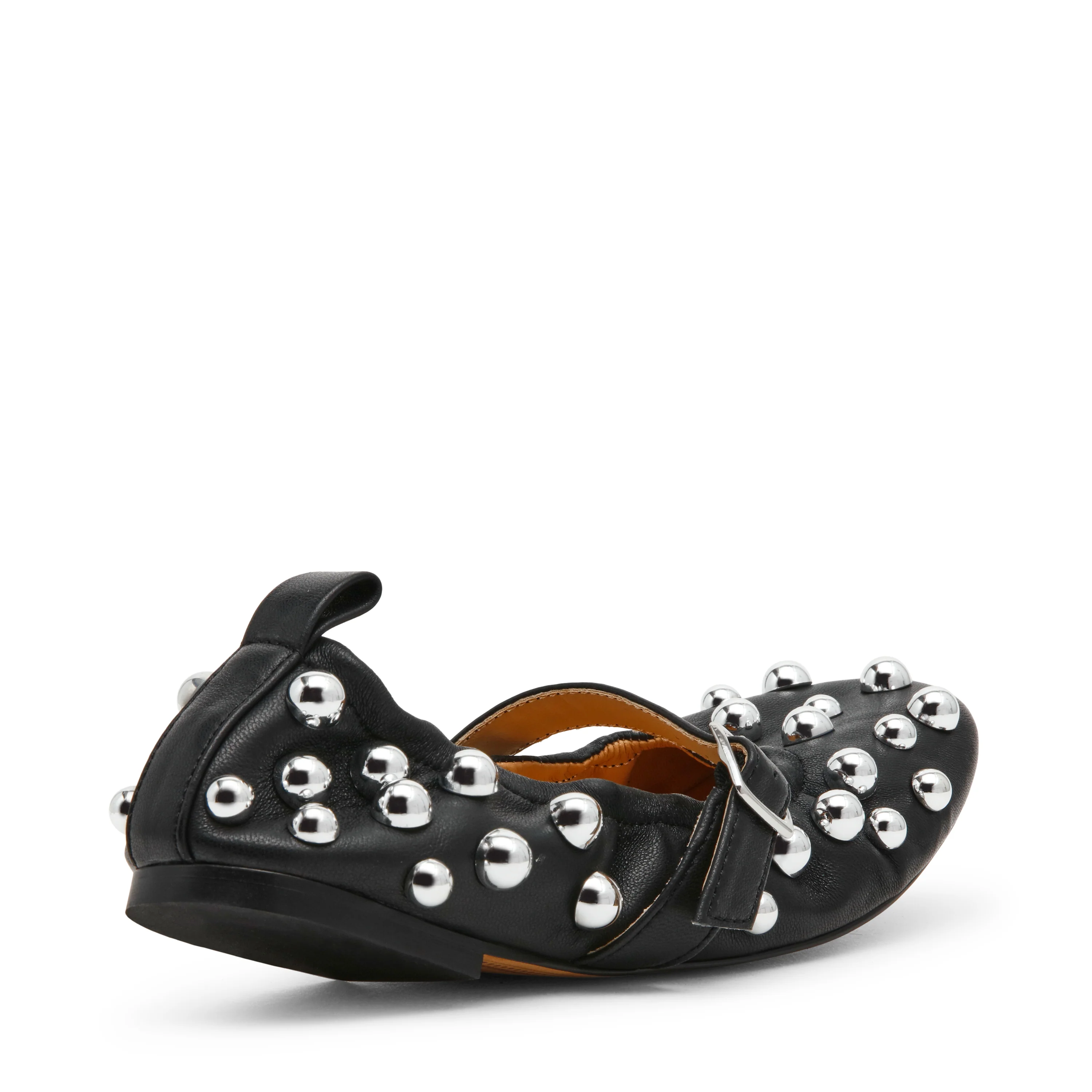 Sunrays Flat Shoe BLACK LEATHER - Image 5