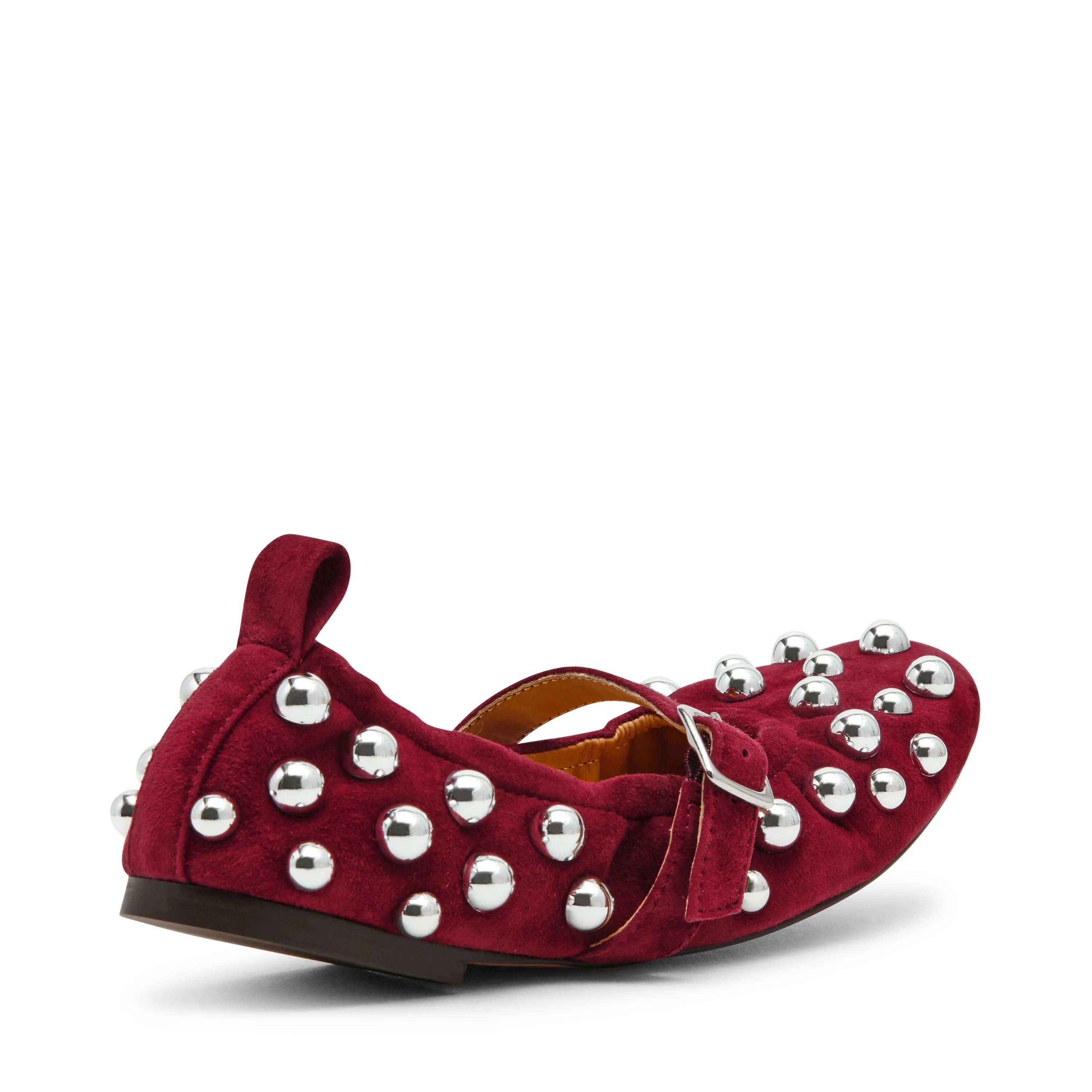 Sunrays Flat Shoe BURG SUEDE - Image 5