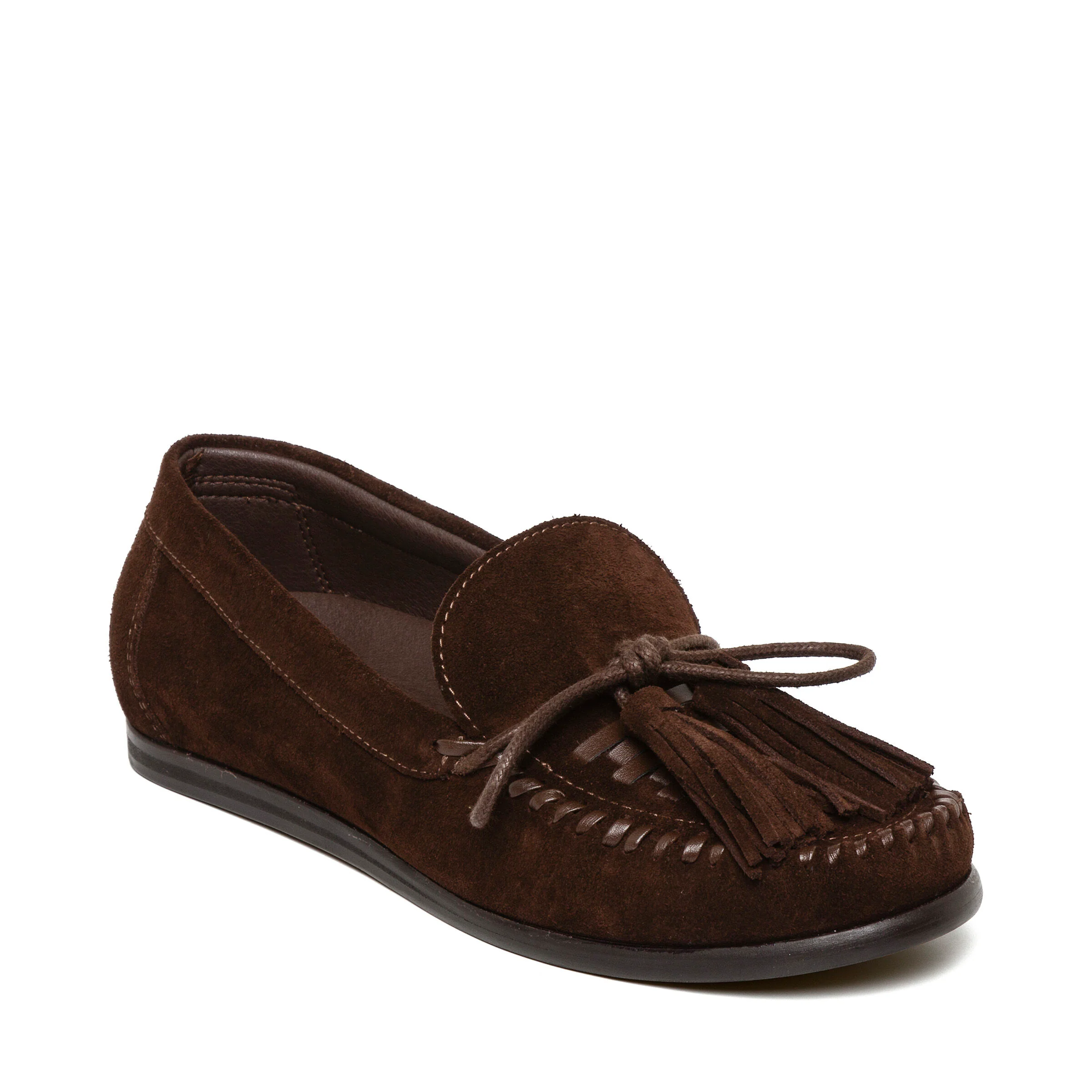 Yaira Flat Shoe BROWN SUEDE - Image 2